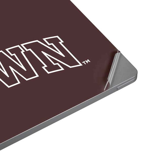 Brown University Outlined Universal Laptop 15in (12.2 x 8.8in) Skin